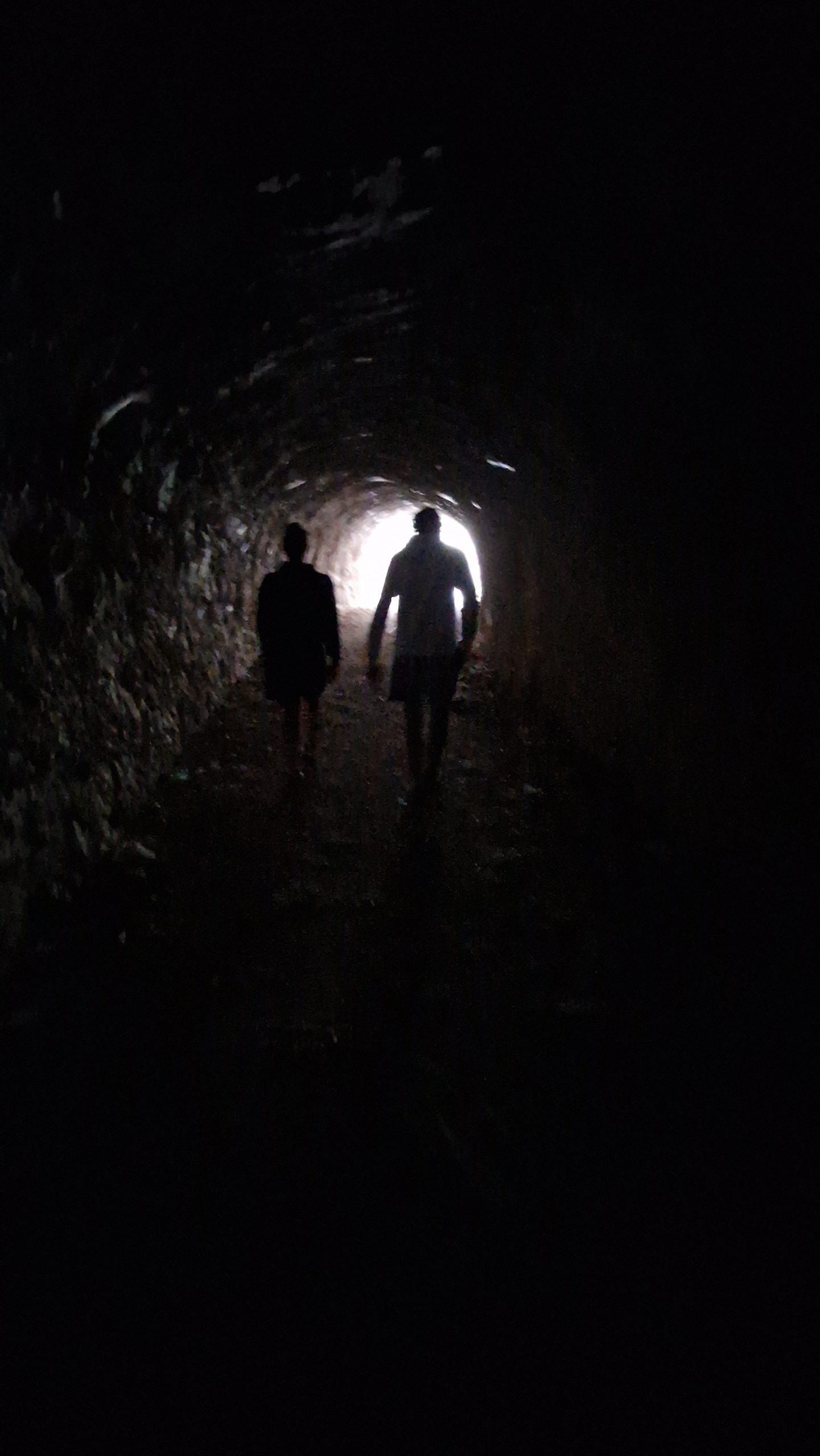 Passage through Martel Trail tunnels, Gorges du Verdon