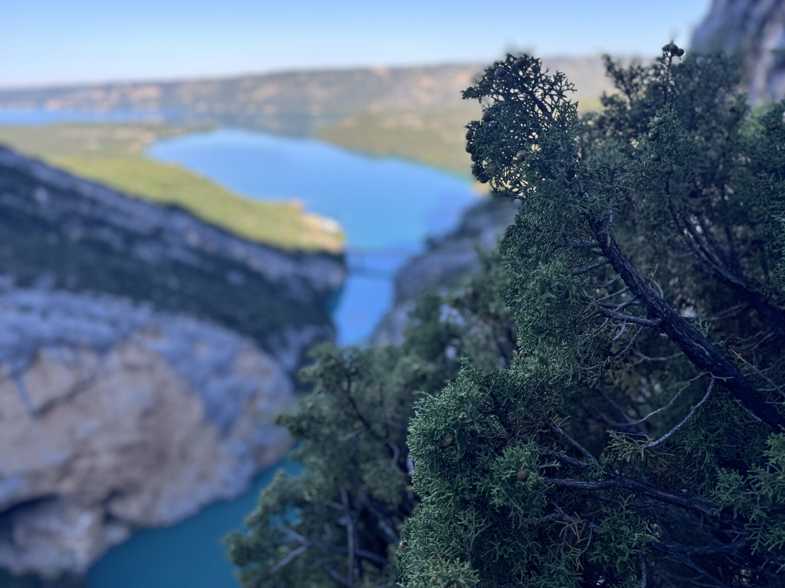 Gorges du Verdon entrance from Sainte-Croix Lake