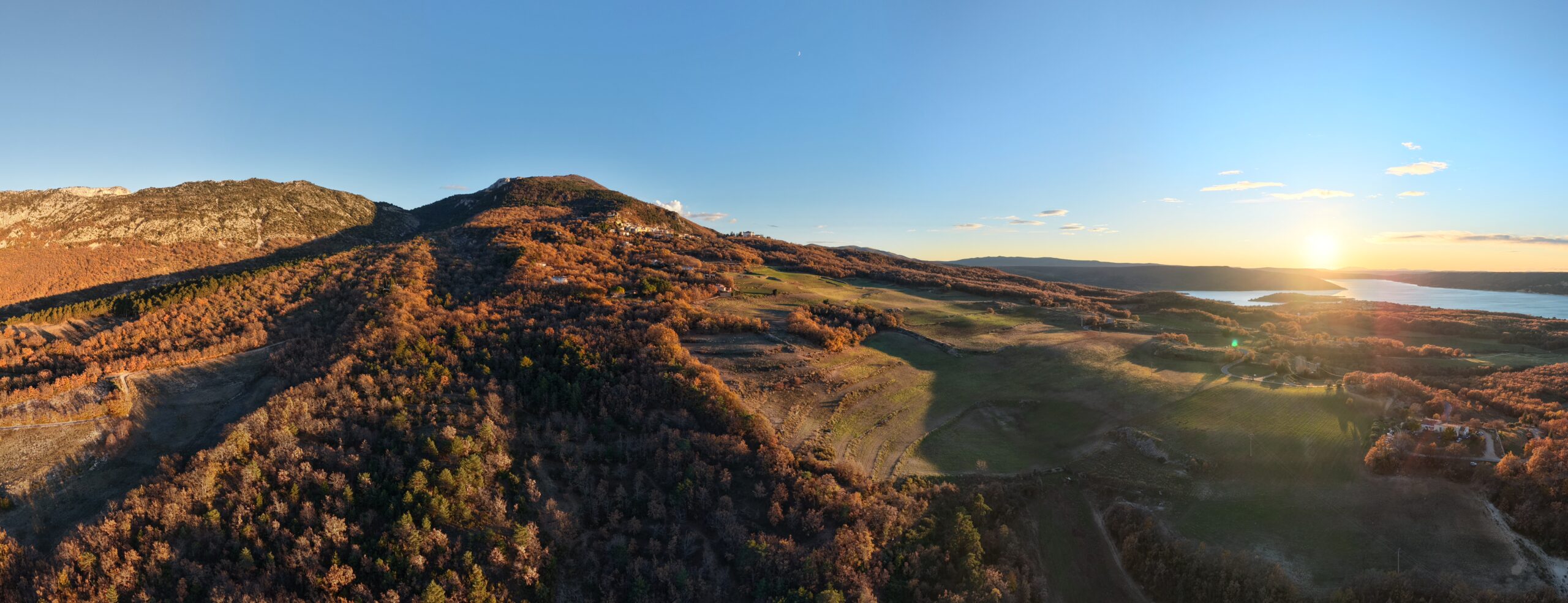 Aiguines from Lac de Sainte-Croix