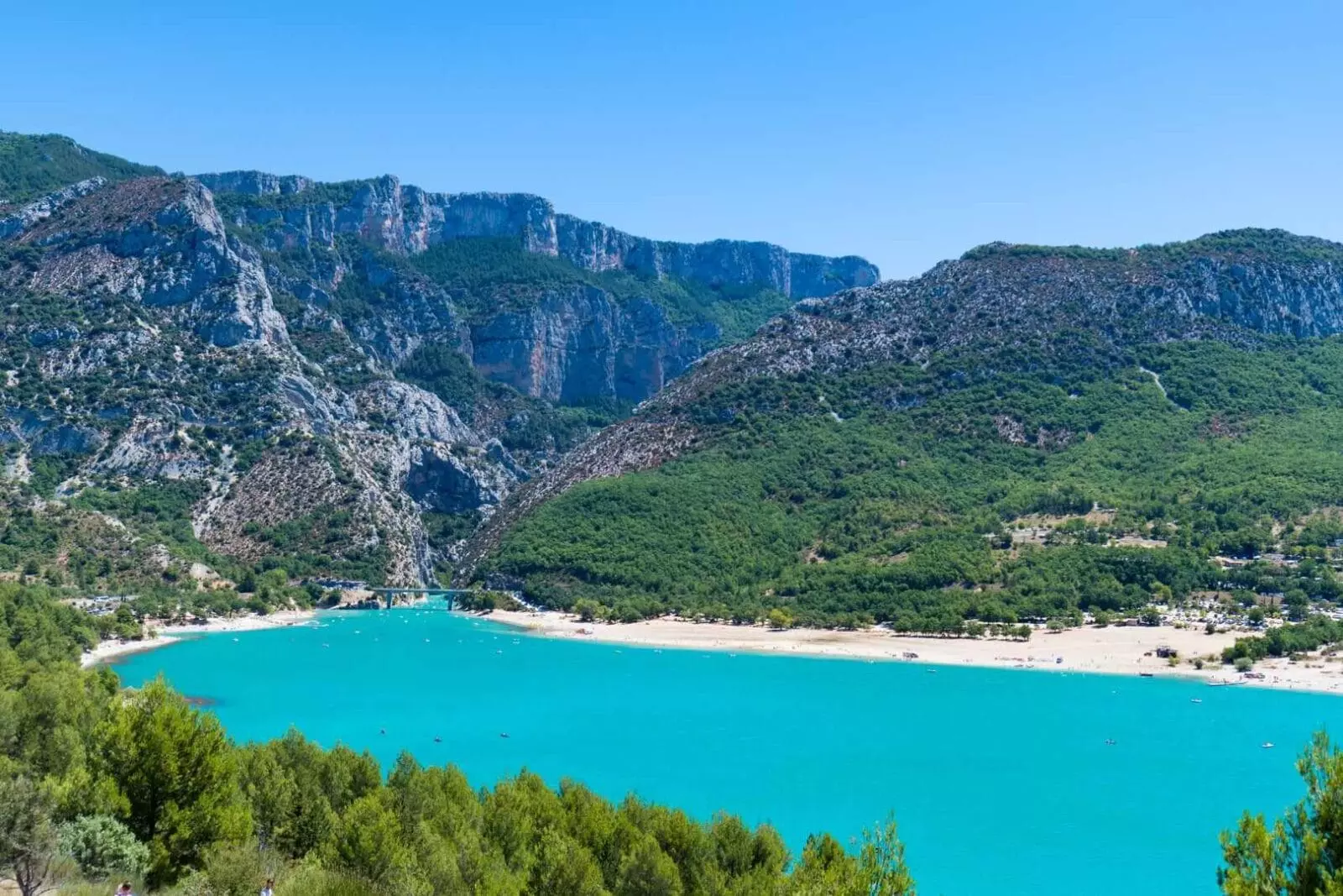Lake Sainte-Croix turquoise waters Lake Sainte-Croix turquoise waters