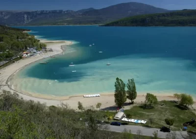 plage du lac sainte croix