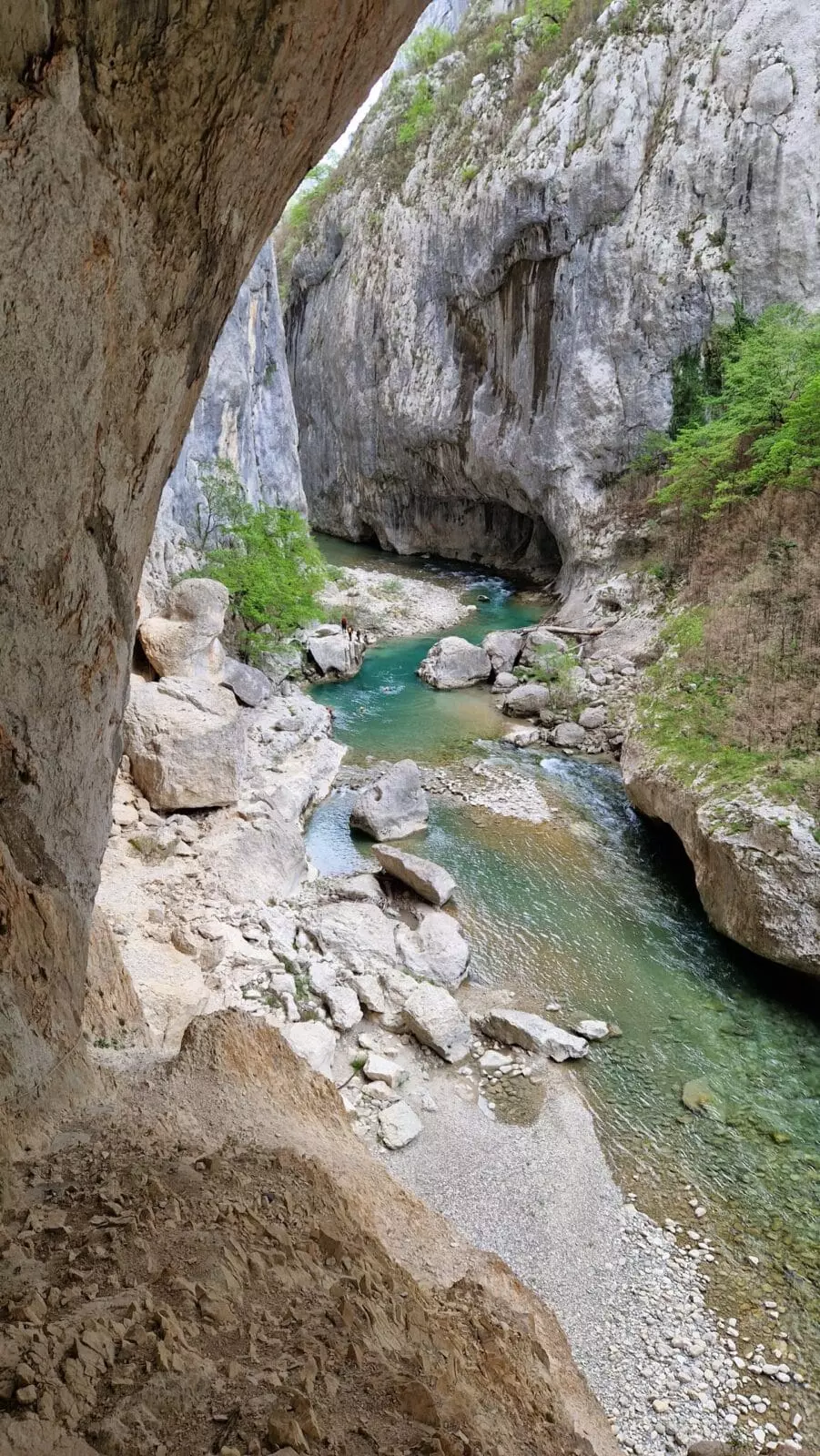 sentier martel - view from the cave sentier martel, view from the cave