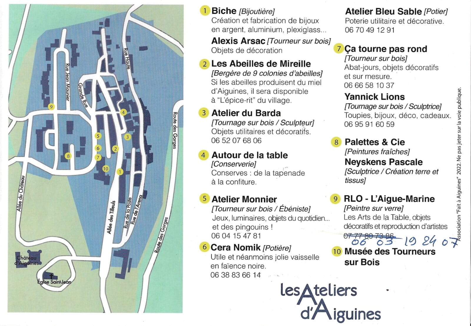 Atelier aiguines 2