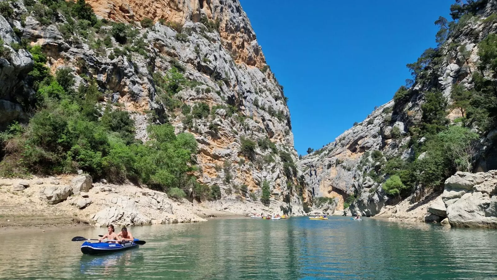 kayak dans les gorges du verdon