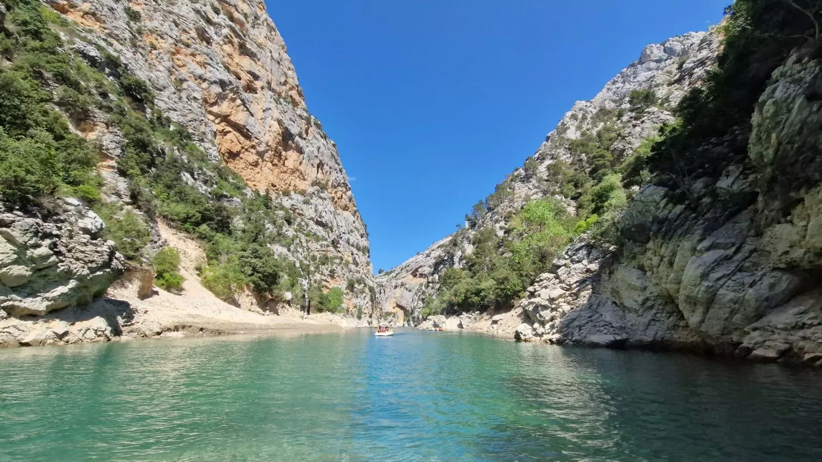 pédalo dans les gorges du verdon