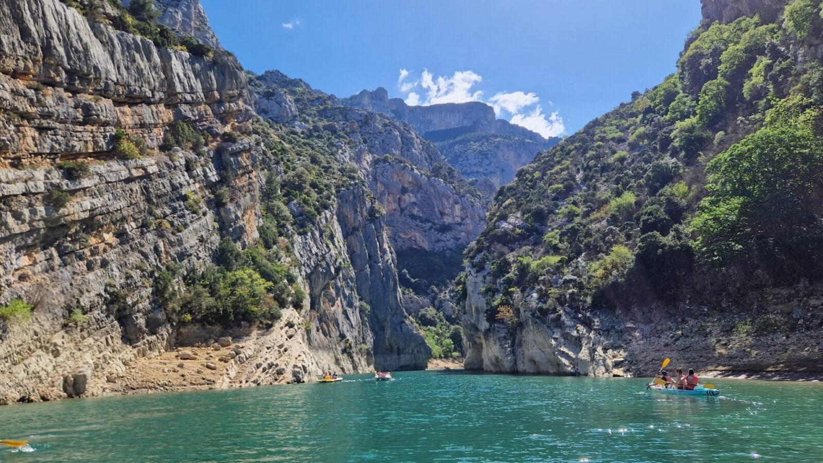 tourisme nautique dans les gorges du verdon