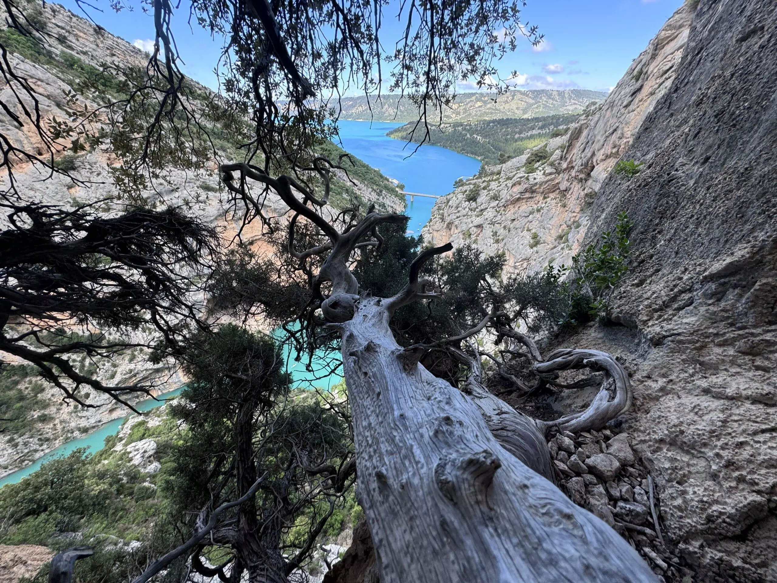 a l ombre dans relais dans gorgesdu verdon