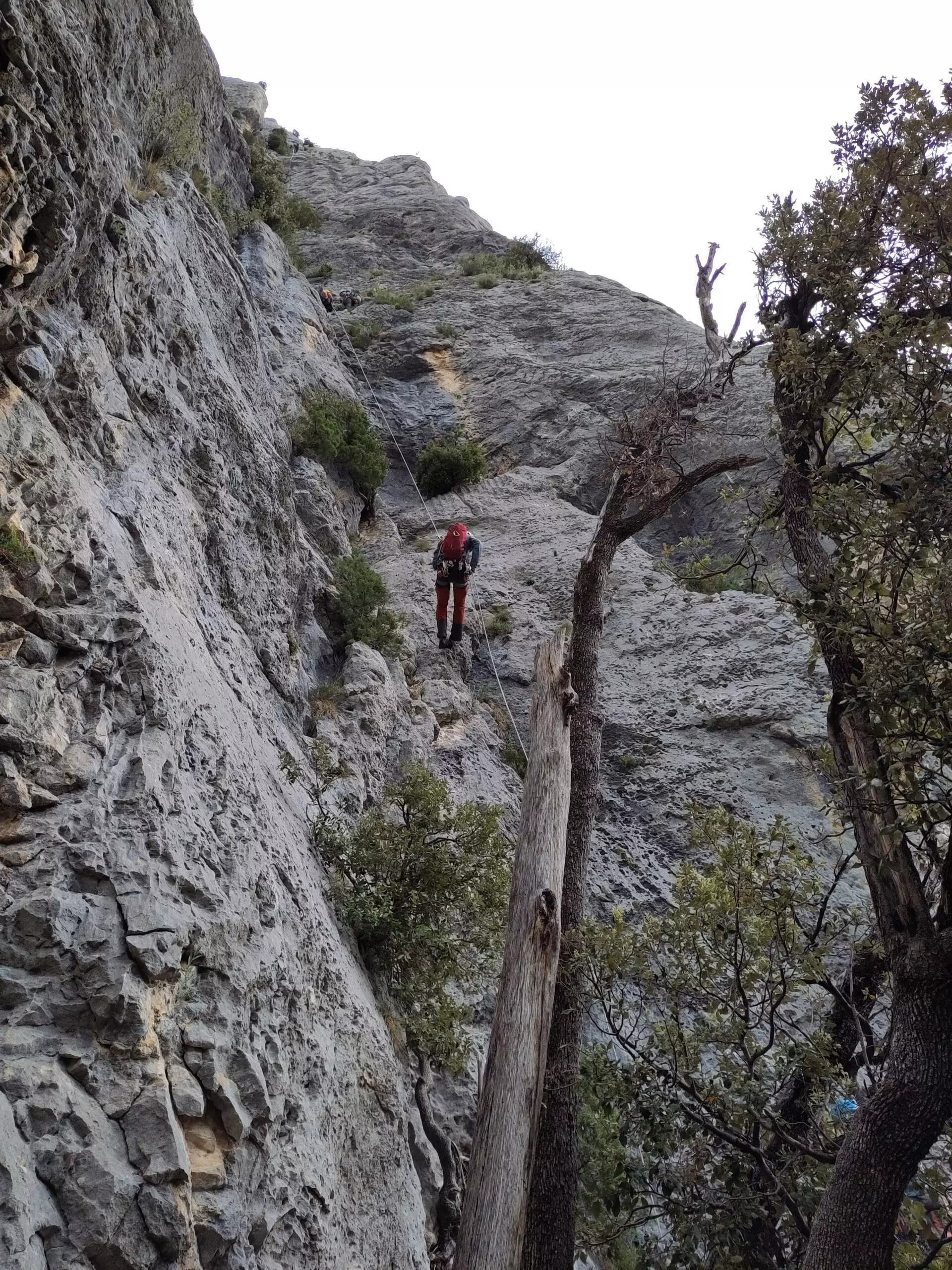 descente rappel jardin des eccureuil gorges du verdon