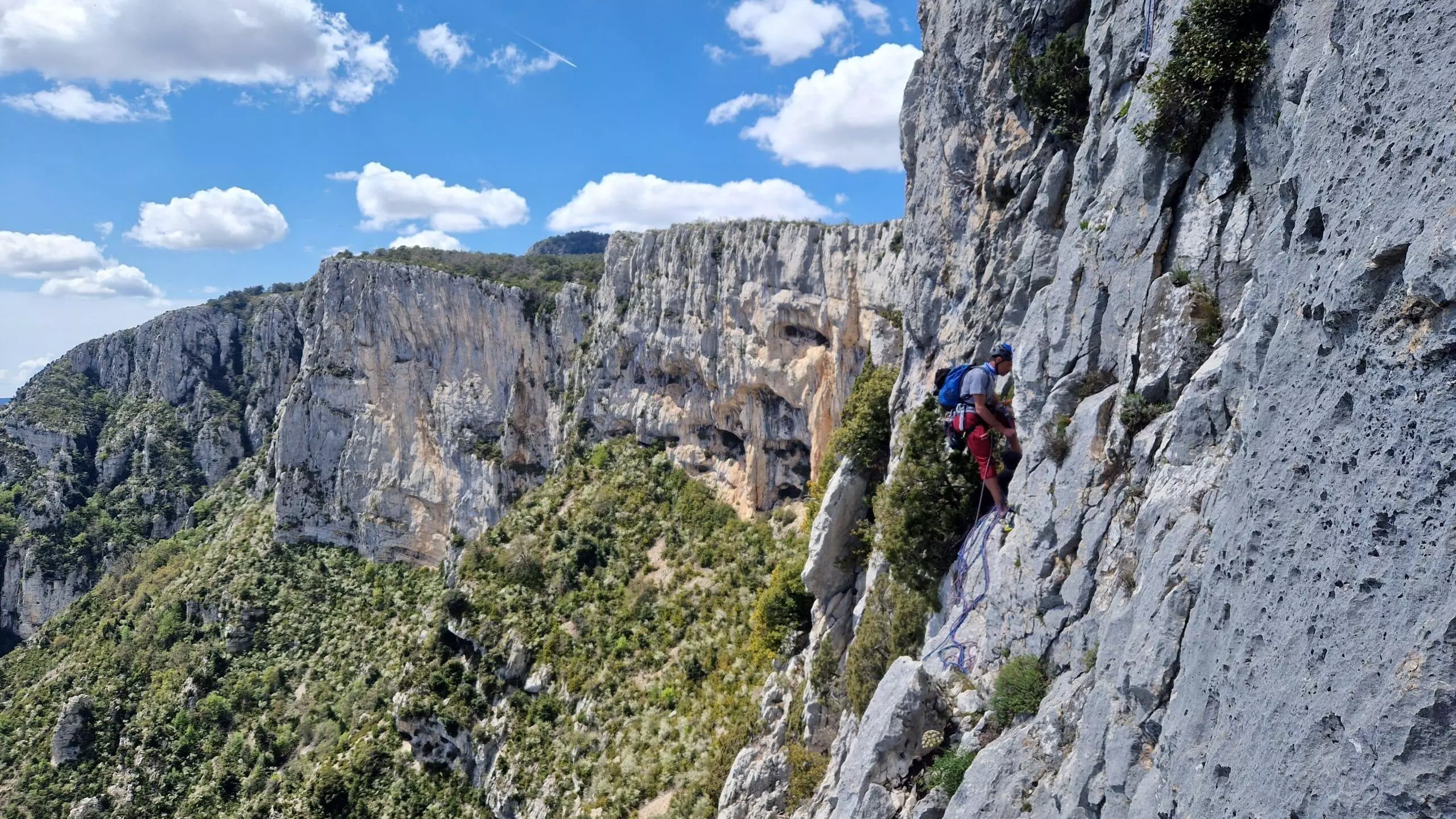 escalade gorges du verdon
