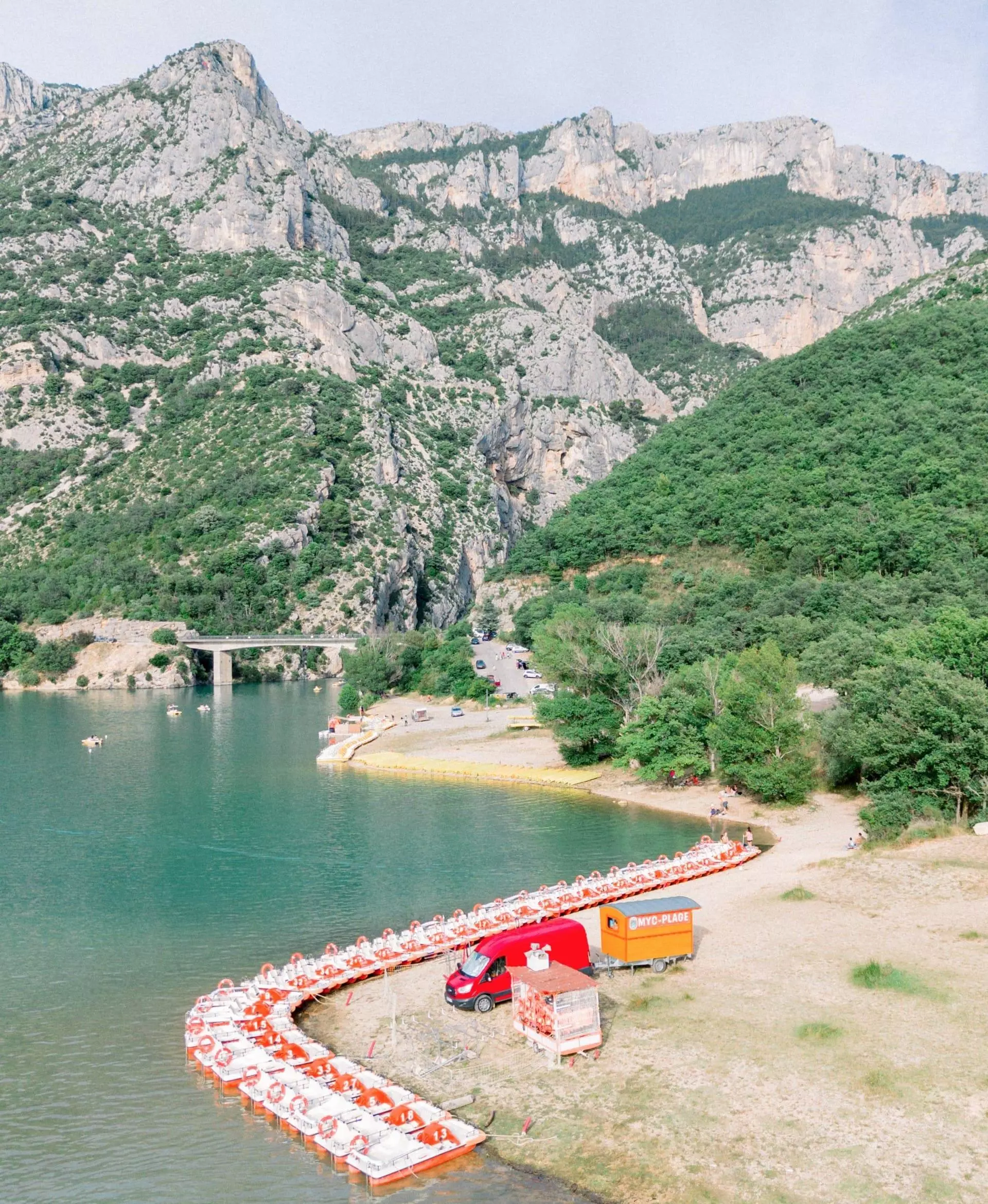 MYC Plage — Location de pédalos — Gorges du Verdon
