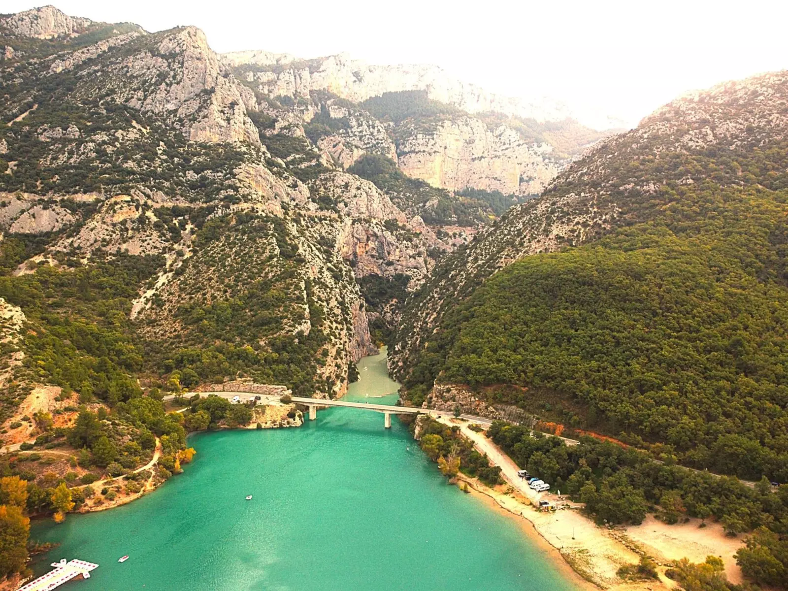 vue sur l entree des gorges du verdon