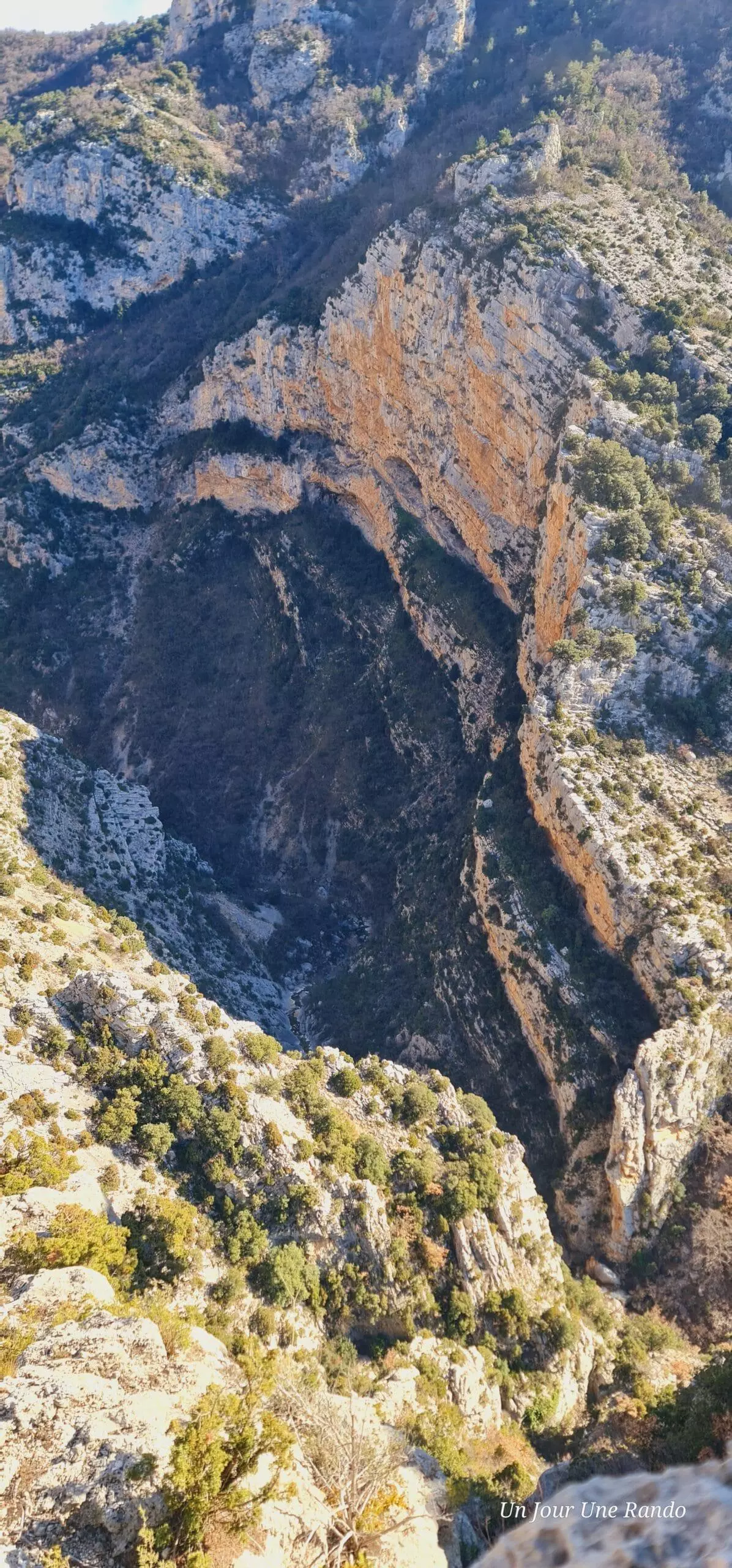 Belvedere de Tréguier – page un jour une rando – vue des gorges