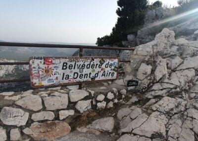 pancarte du belvédère de la dent de l aire