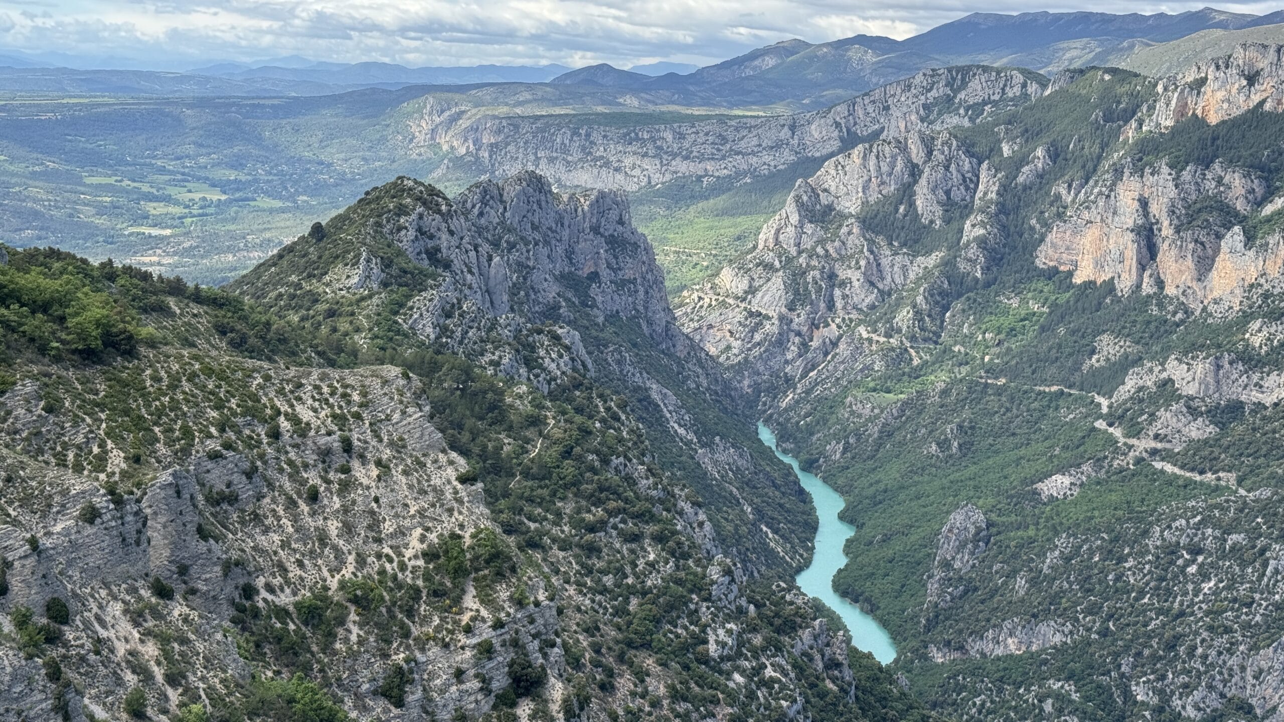 gorges du verdon rive gauche avec entree des gorges