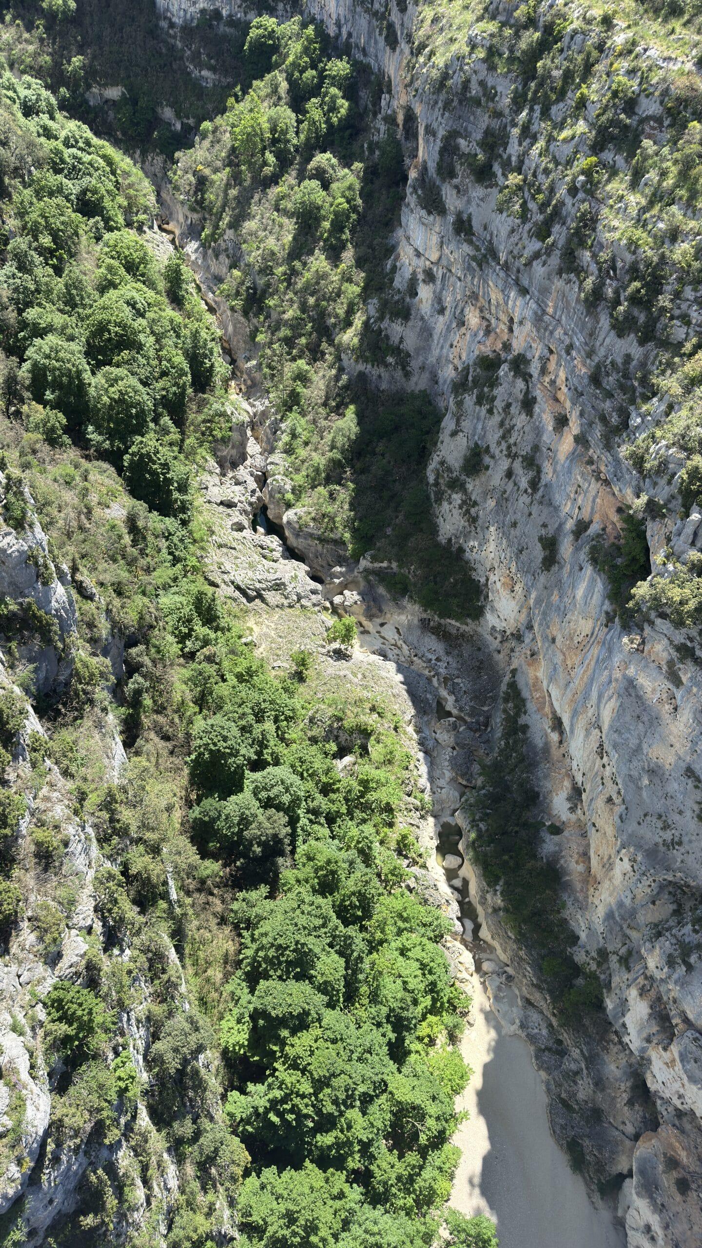'Artuby - vue gorges