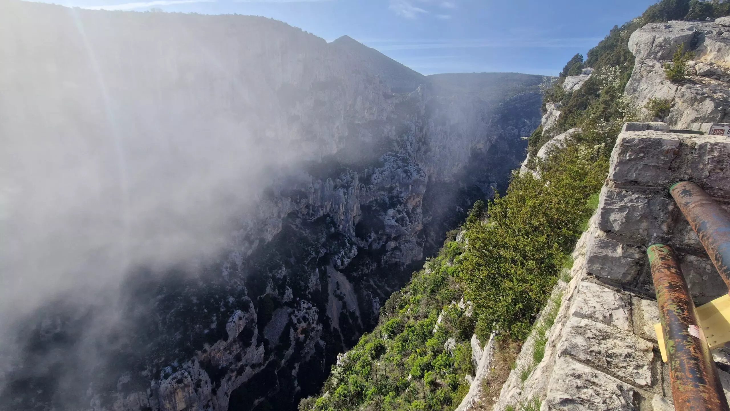 belevedere verdon avec brouillard belevedere verdon avec brouillard