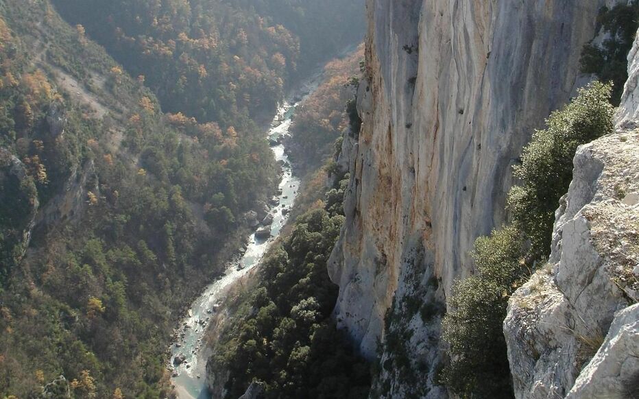 Paysage des Gorges du Verdon près de Villa OVerdon
