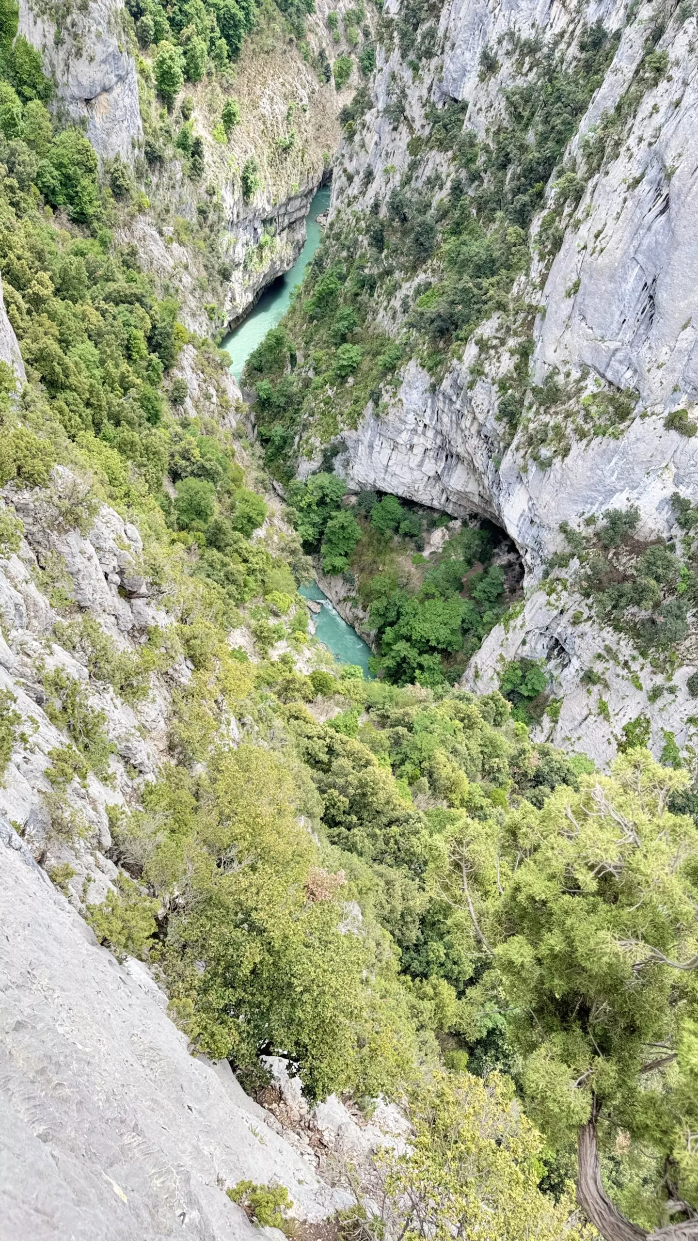 Vue plongeante sur les Gorges du Verdon depuis les belvédères — falaises et canyon spectaculaires Vue plongeante sur les Gorges du Verdon depuis les belvédères — falaises et canyon spectaculaires