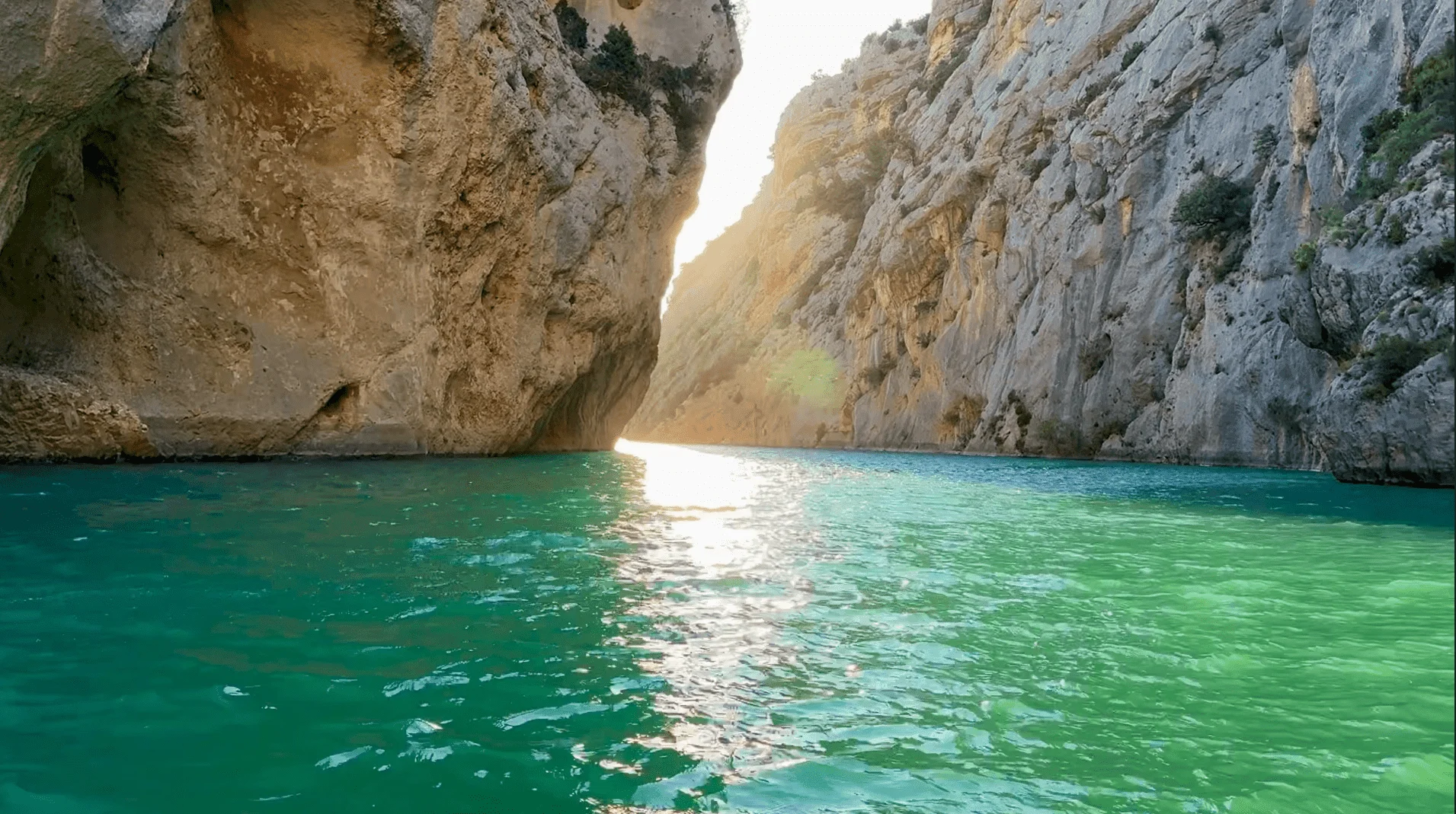 verdon - coucher soleil canoe 3